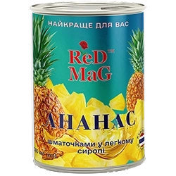 Ананас консервований шматочками ReD MaG
